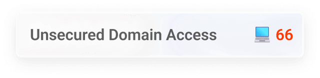 Unsecured Domain Access